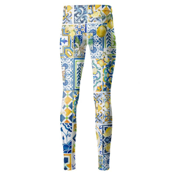 Sapori d'Amalfi High-Waisted Leggings