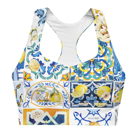 Sapori d'Amalfi Longline sports bra